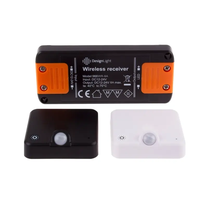 DELI 3 PIR Sensor with dimmer - White - DELI-ZES-1P-BI-03