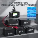 TOPDON BT600 Car Battery Tester with Printer