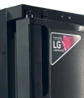 BEKULE - R50- 12/24v DC LG Compressor Fridge, Dual hinge - Black