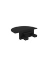 End cap INLINE MINI XL profile Recessed ( black )    OP2-ZASL-INM-XL-CZ-01