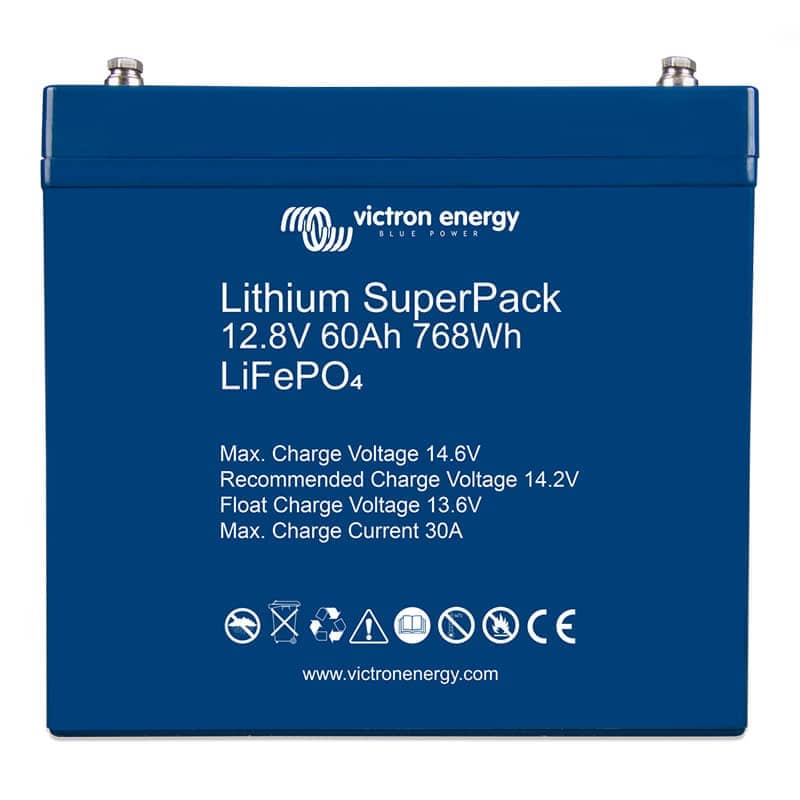 Victron Energy Lithium SuperPack 12.8V/60Ah (M6)   BAT512060705