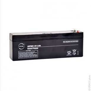 Sealed Lead Acid battery NX 2.6-12 12V 2.6Ah F4.8 - AMP9025
