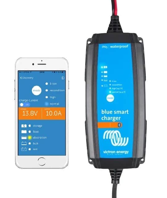 Victron Energy Blue Smart IP65 Charger 12/10(1) 230V CEE 7/16 Retail   BPC121031034R