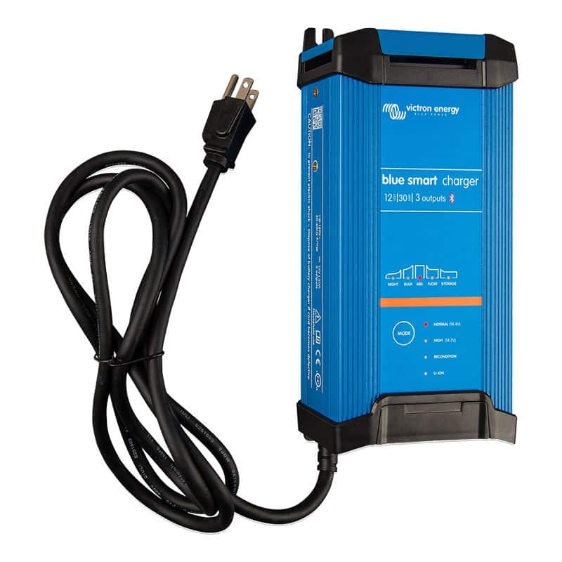 Victron Energy Blue Smart IP22 Charger 12/30(3) 120V NEMA 5-15   BPC123048102