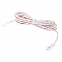 Extension cable 2m MINI with a plug and socket - White   OKZ-PRZ-2M/MIN/BI