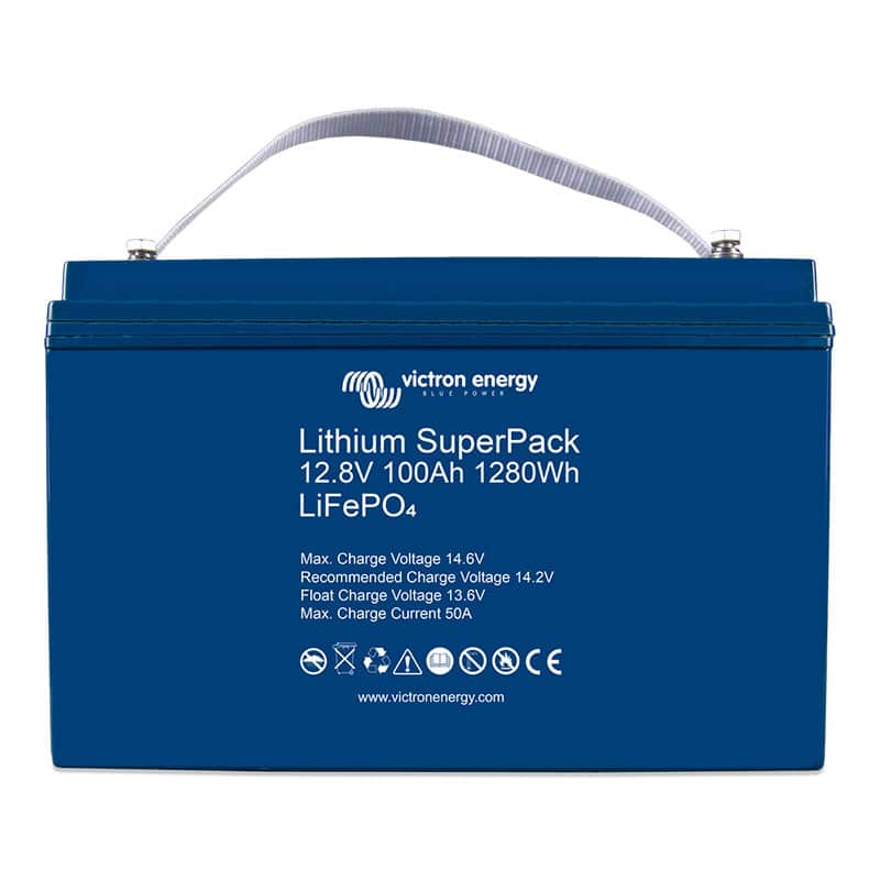 Victron Energy Lithium SuperPack 12.8V/100Ah (M8) High Current   BAT512110710