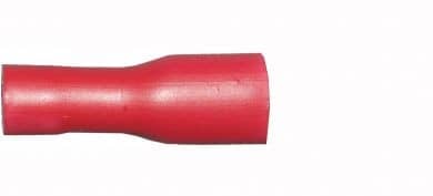 Red Female Spade 4.8mm/0.5mm F/Insulated Single Unit   WT105