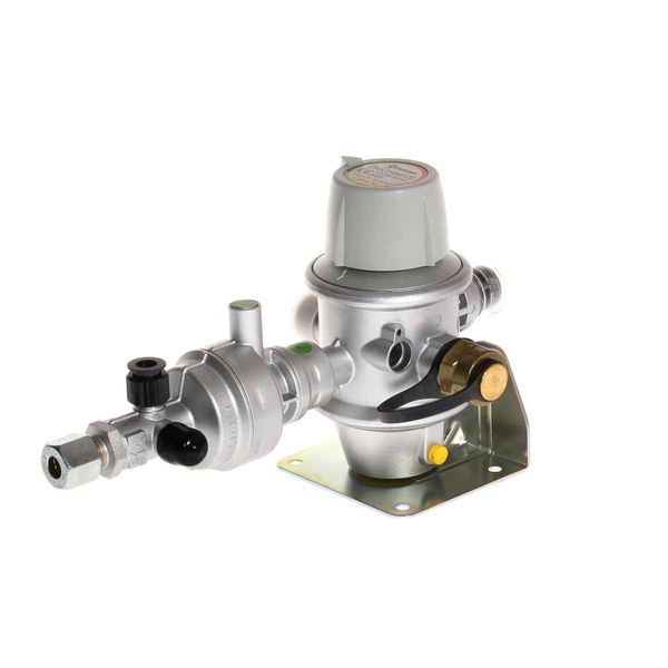 Truma DuoControl Gas Regulator with Crash Safe (Vertical / 8mm Outlet) - 32352