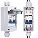 Solar Battery PV Switch DC 40 Amp 12V - 240V & Waterproof Enclosure