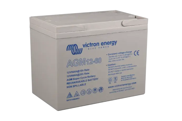 Victron Energy 12V/60Ah AGM Super Cycle Batt. (M6) BAT412060082