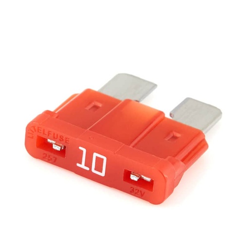 [100081] Standard Automotive Blade Fuse 10a Red Single Fuse   FU2-10