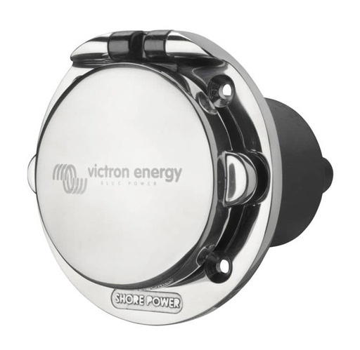 [104212] Victron Energy Power Inlet stainless steel with cover 32A/250Vac (2p/3w)  SHP303202000