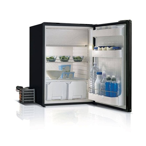 [105037] 130L Black Fridge with Ice Box 12/24V Air Lock C130 Remote NextGen Compressor  VFC130LBL