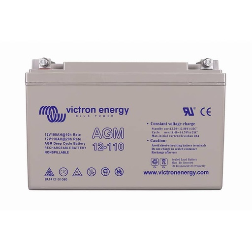 [105955] Victron Energy AGM Deep Cycle Battery 12V/110Ah   BAT412101084