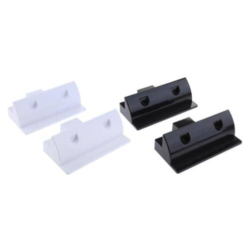 [109061] Black ABS Panel Brackets Corner Side & Cable