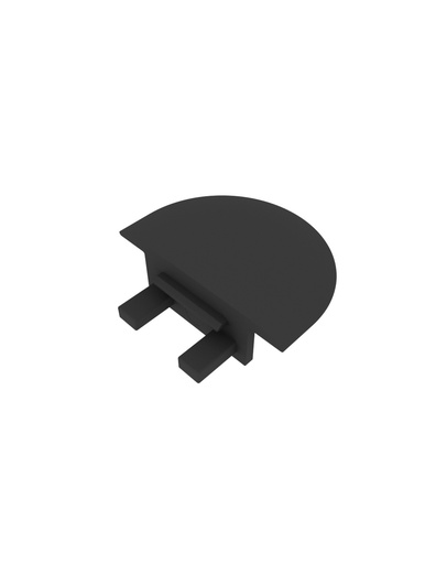 [109157] End cap INLINE MINI XL profile Recessed ( black )    OP2-ZASL-INM-XL-CZ-01