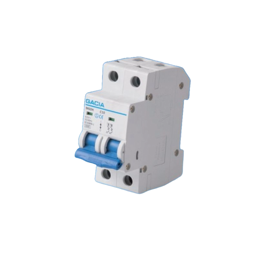 [110117] Gacia 10 Amp Double Pole MCB - L210GA