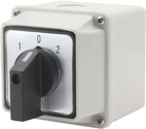 [112447] Changeover Switch 20A  ON-OFF-ON 3 Position 2 8 Terminals