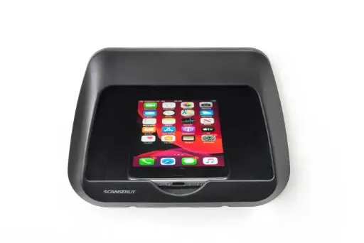 [119457] Scanstrut Waterproof Wireless Charger - Nest 3 Coil 15W phone charging pocket 12/24V SC-CW-6GT