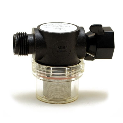 [119480] Shurflo Pump Filter/Strainer 1/2" Male to 1/2" Swivel End - 255-215