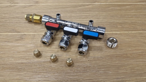 [119544] Complete 3 Way Gas Manifold Installation Kit