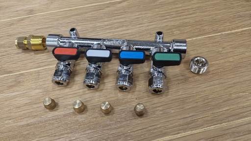 [119545] Complete 4 Way Gas Manifold Installation Kit