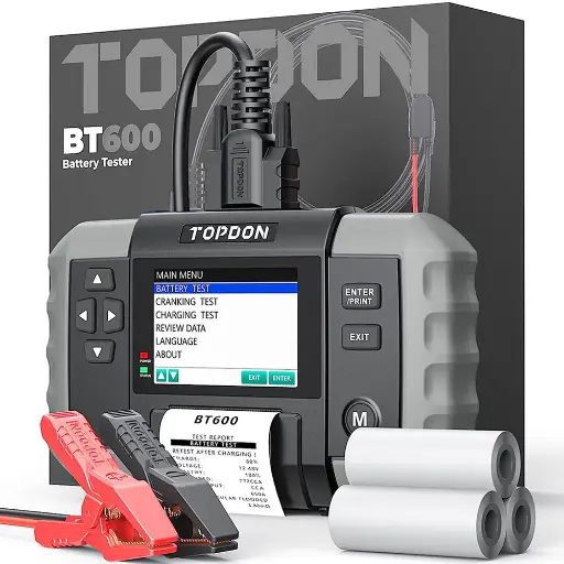 [119605] TOPDON Replacement BT600 Battery Tester Leads