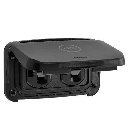 [119937] Scanstrut Ventura Series - Dual 125V 20A AC Outlet 
