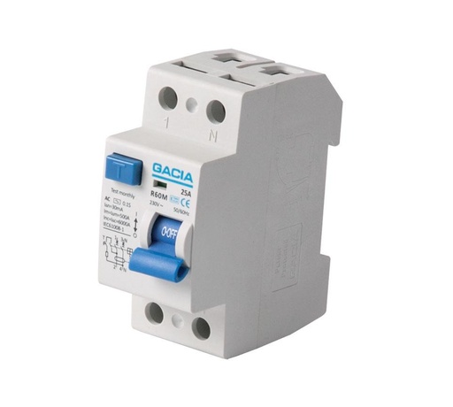 [119955] Gacia 25amp Earth Leakage RCD Breaker - L225GA