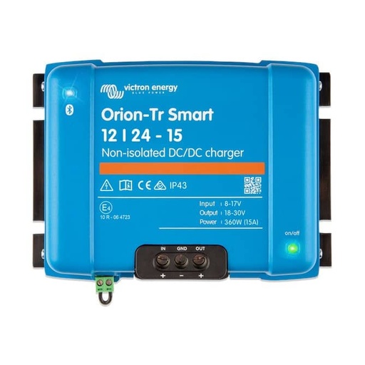 Victron Energy Orion-Tr Smart DC-DC charger 12/24-15A (360W) Non-isolated - ORI122436140