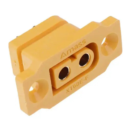 [120054] XT60E-F Female Panel Mount Connector 30A - 486711